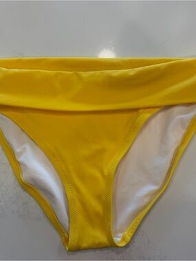 NEW Victoria's Secret 2006 Foldover Optional Yellow Bottoms - Liner in Tact